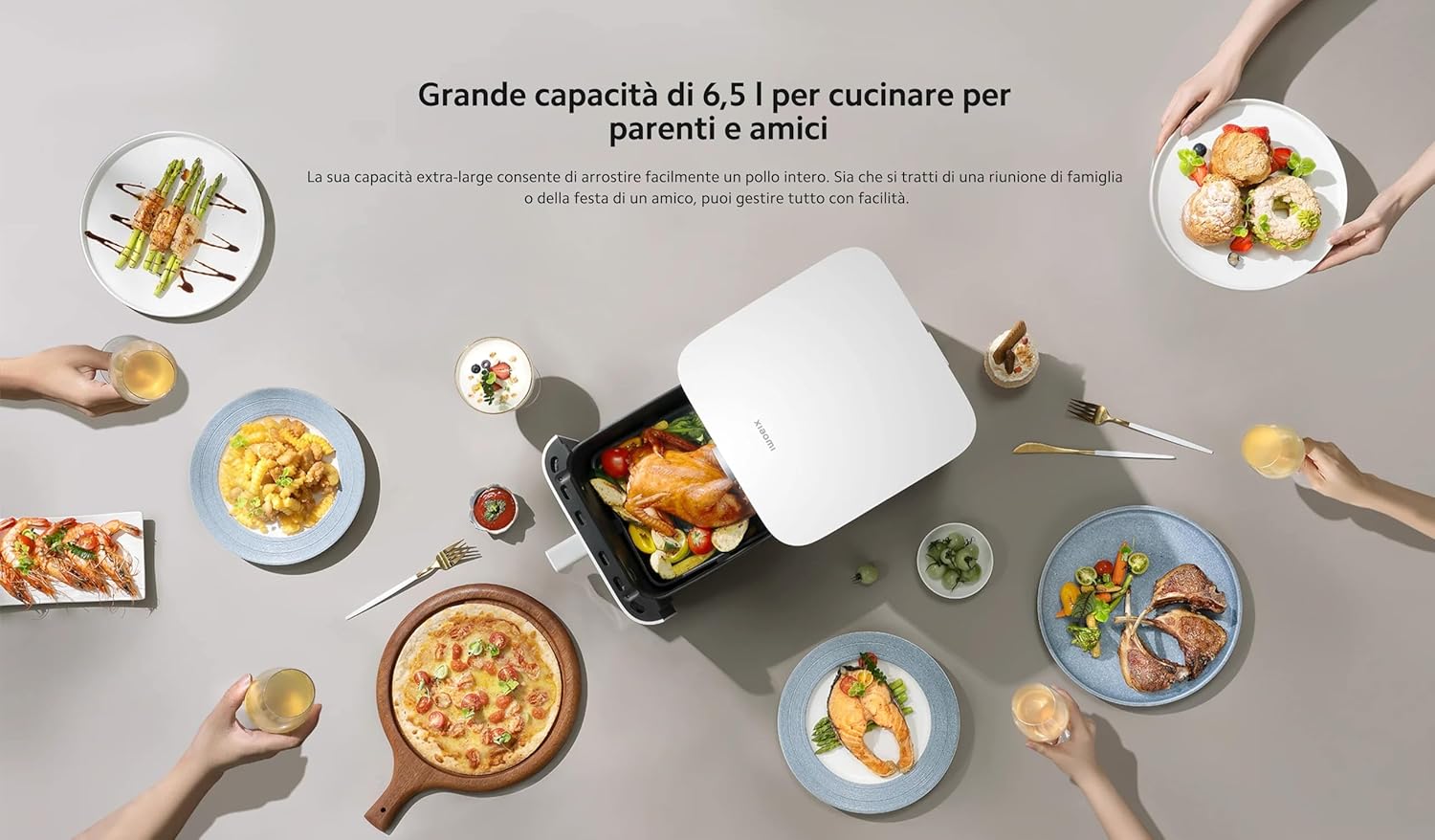 Xiaomi Smart Air Fryer 6.5L blk