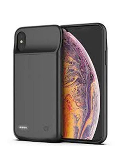 Back Cover For Battery Case 4000 mAh Battery Pack Case Cover For Apple iPhone XS Max (Black)
