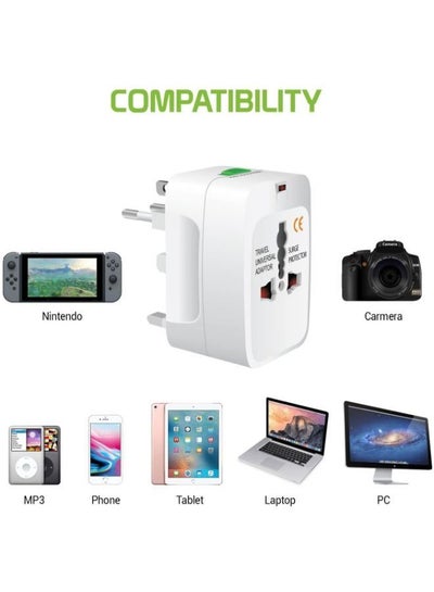 International Power , European Adapter, Wall Charger Power Plug for USA EU UK AUS