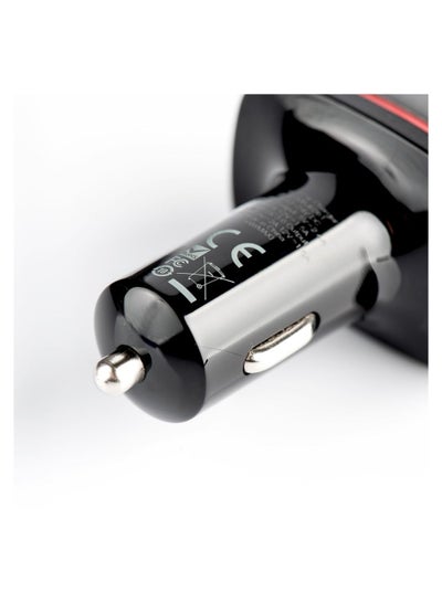 CC616RB 60W Dual USB-C PD and QC3.0 Car Charger - Black