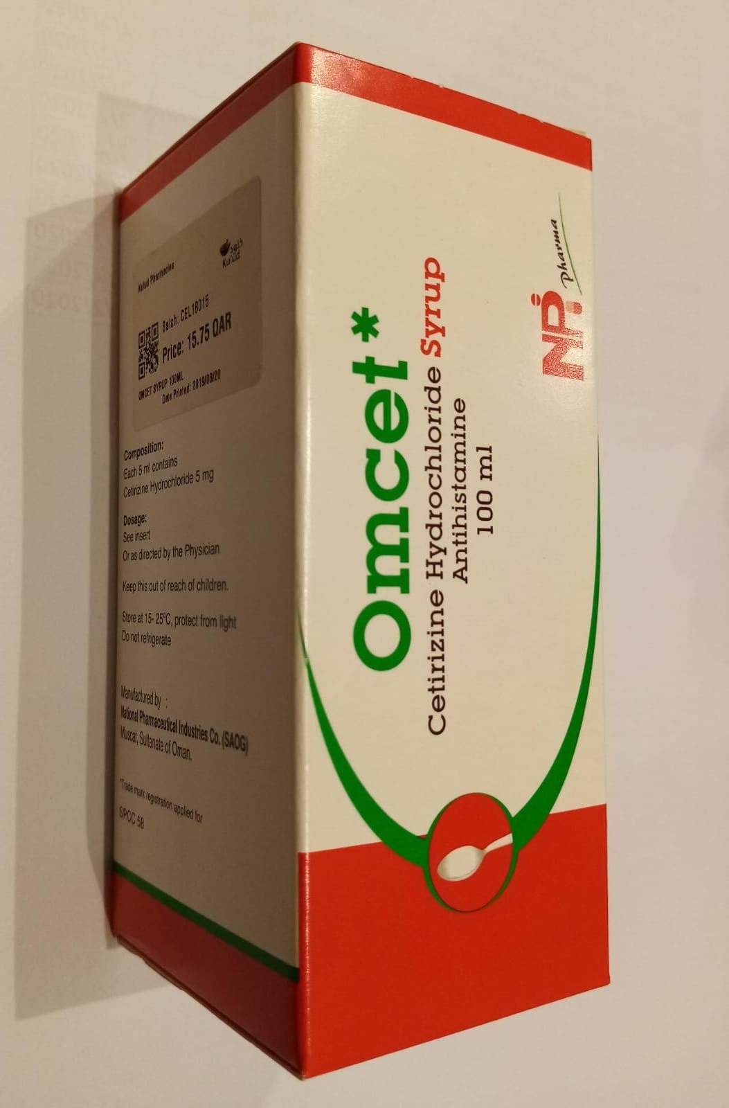 Omcet Syrup 100Ml