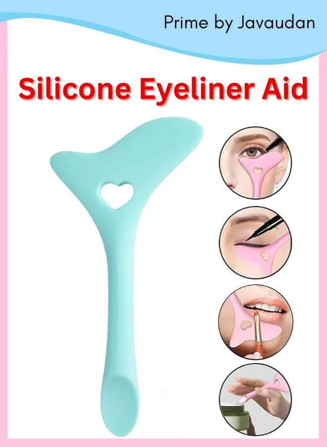 Eyeliner Stencils Wing Tips Silicone Eyeliner Aid Marscara Drawing Aid Lipstick Wearing Aid Face Cream Mask Applicator Easy Makeup Tool