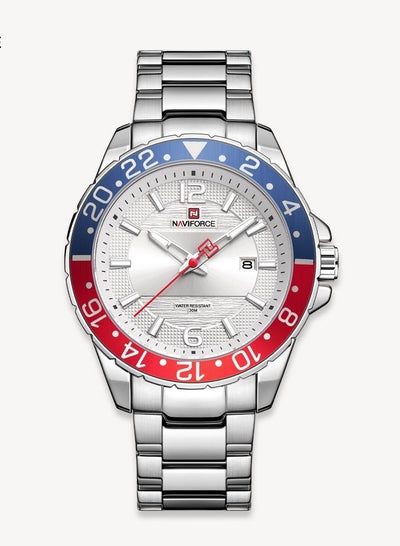 NAVIFORCE Men Luxury Watches Stainless Steel Calendar Waterproof Quartz Wristwatch NF9192