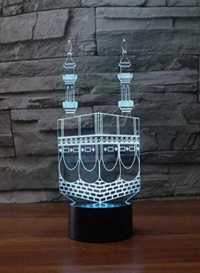 Multicolour Night Light Creative Castle Table Lamp 3D Architectural Building Night Decoration Acrylic Lights Colorful Gradient Environment Sleep Lighting Children's Gifts Bedside Lamp Best Gift
