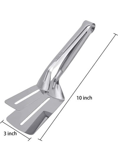 Stainless Steel Multi-Purpose Premium Kitchen Tongs, Bread Tongs, Fried Steak Clamps, BBQ Tongs, Meat Twister Flipper
