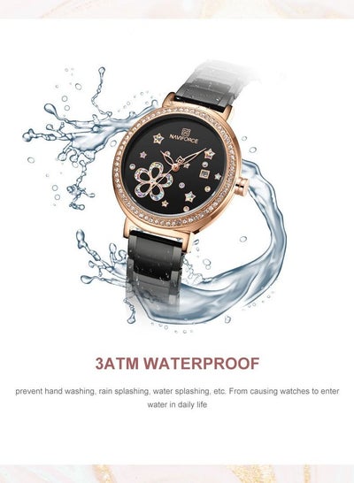 NAVIFORCE Luxury Women Watch Fashion Stainless Steel Waterproof Bracelet Wrist Watches with Date NF5016