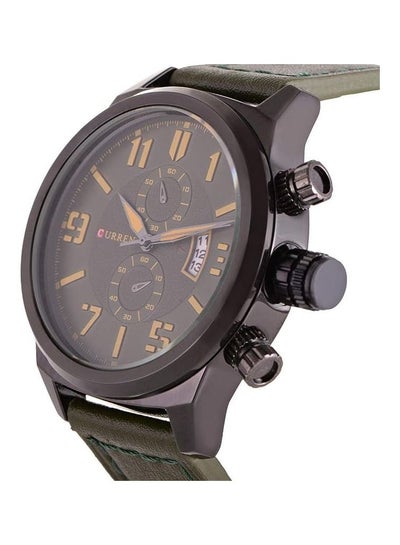 CURREN 8200 Men's Water Resistant Analog Watch - Brown