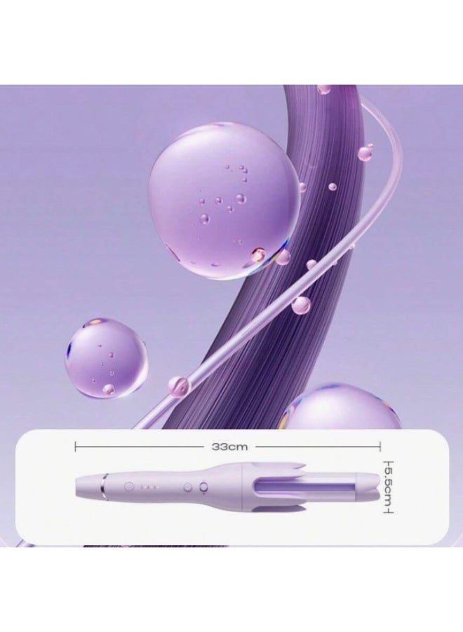 Hair Curling Iron 32mm Easy-to-use Travel Automatic Curling Iron Fast Heating Small Auto Rotating Curing Wand for Curls Waves with 3 Adjustable Temperature ML-8013