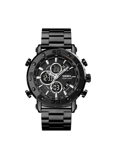 SKMEI 1636 Three Time Alarm Luxury Watches Multifunctional Men Digital Watch 30M Waterproof Wristwatches