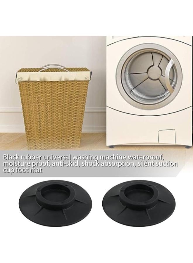 4PCS Washing Machine Foot Pads Anti Vibration Rubber Feet Anti-Slip Anti Shock Mat Universal for Washer Dryers Noise Dampening