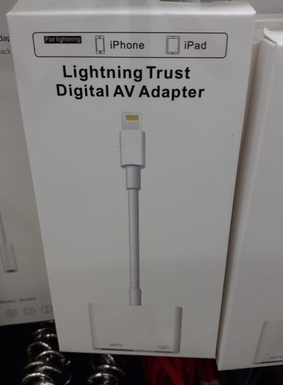Lightning To HDTV Digital AV Adapter Cable White