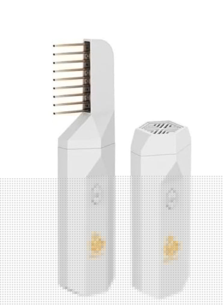 USB Rechargeable Comb Electric Bakhoor Luxury Incense Burner B26 White