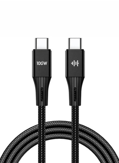 Type C to Type C Cable With 2m Length 100W Super Fast Charging Cable Data Sync & Transfer 480mbps