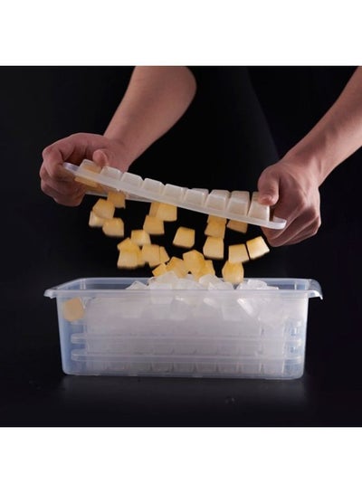 Container Ice Cube Tray with Shovel