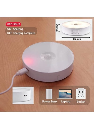 2 Pieces LED Motion Sensor Night Light for Home