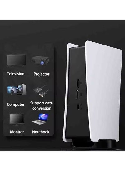 M5-PS5 Game Console Video Gamebox 2.4G Wireless Controller Gamestation 4K Classic White & Black
