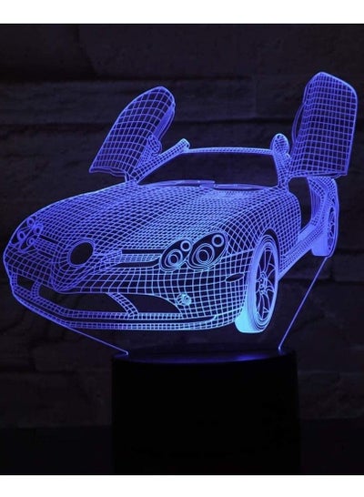 Super Car 3D Lamp 7/16 Color LED Night Lamps For Children Touch LED USB Baby Sleep Multicolor Night Light