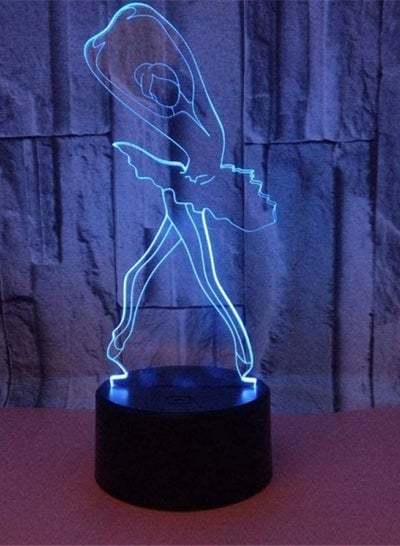 Anime Light Ballet Dancer 3D Light Night Illusion Art Night Light LED Ballet Table lamp Home Lighting Decoration Friend Gift