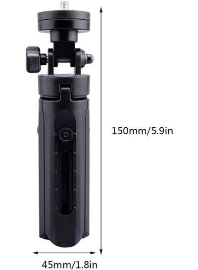 Professional Mini Camera Tripod Bracket Desktop Tripod For SLR Camera Mobile Phone Adjustable Aluminum Alloy Tripod
