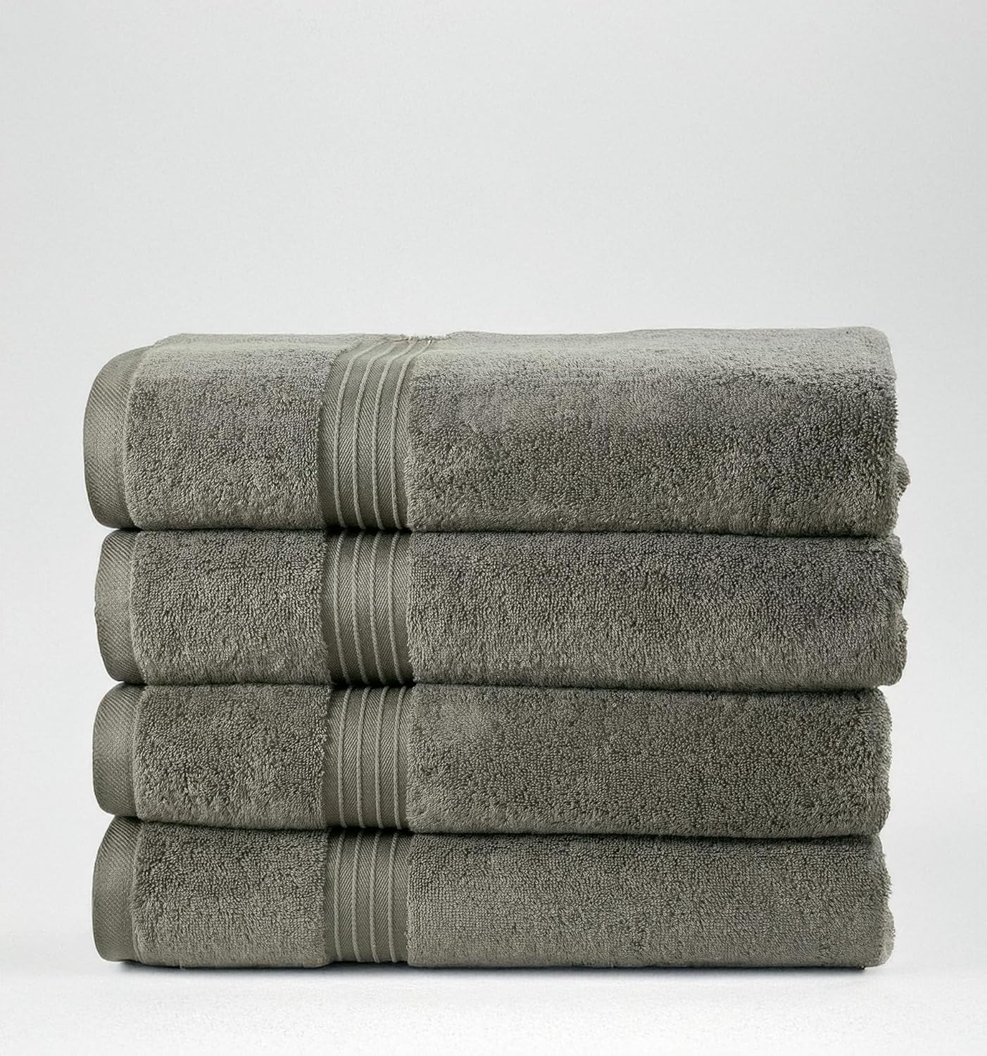 BEYTOR Luxury Bath Towels – 100% Cotton, Ultra Soft, Quick-Dry & Highly Absorbent – Plush & Durable Hotel-Quality Towels for Home, Spa & Gym – Dark Grey (90X180 cm)