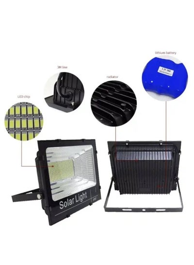 Waterproof High Lumen IP67 800W Solar LED Flood Light Outdoor with Remote Control