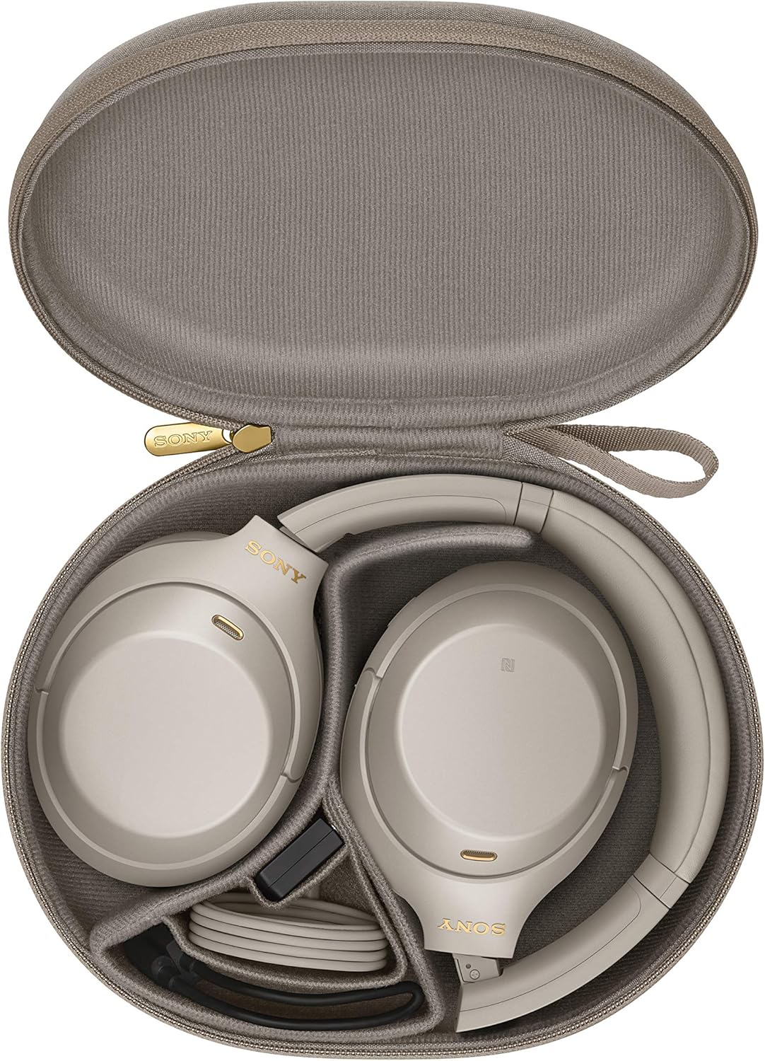 Sony Wh-1000Xm4 Wireless Noise Cancelling Bluetooth Over-Ear Headphones With Speak To Chat Function And Mic For Phone Call, Silver, UAE Version - 1-Year warranty