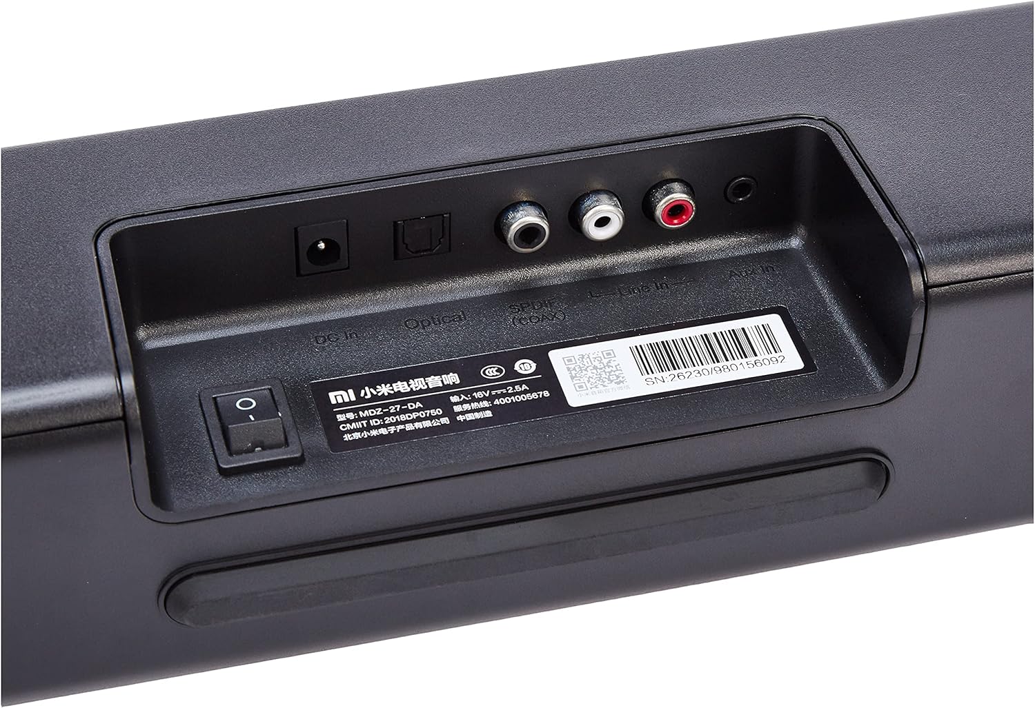 Xiaomi Redmi TV Soundbar Bluetooth Speaker Deep Bass 30W Speaker Wired & Wireless Connection Bluetooth 5.0 / SPDIF/AUX - Black