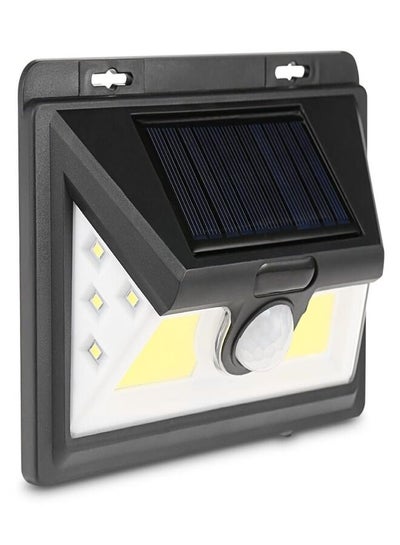 52 Led Sensor Outdoor Night Wall Lamp Black