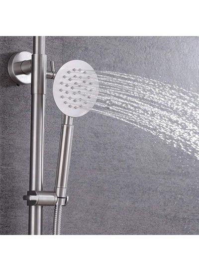 304 Stainless Steel Finishing Shower Slide Bar Hand with Shower Hose and Shower Head