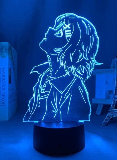3D Illusion lamp Gift for Kid Anime Tokyo Ghoul for Bedroom Decor Night Light Cool Birthday Gift Tokyo Ghoul Table lamp Lamp for Home Decoration