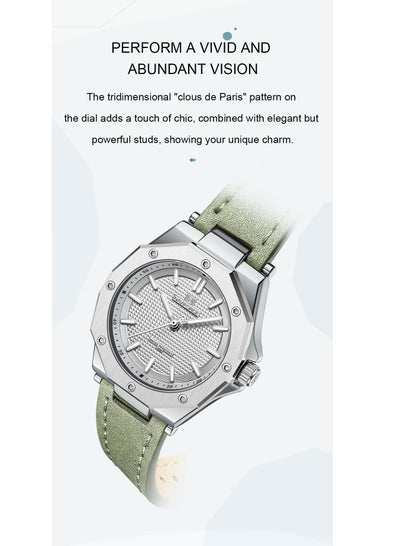 NAVIFORCE NF5026 كوارتز سوار جلدي فاخر نساء بسيط سيدة ساعة مقاوم للماء نساء ساعات أنثى ساعة Reloj Mujer