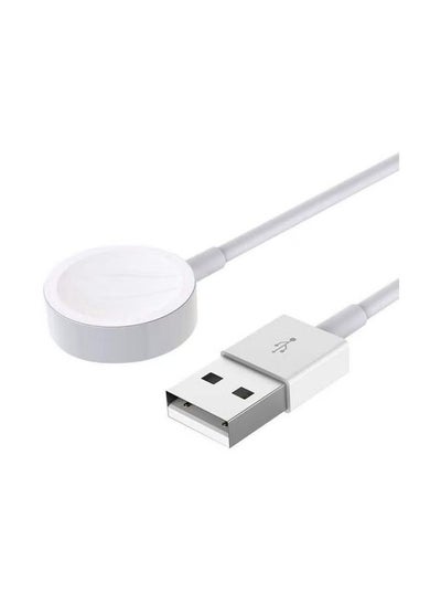 Usb Wireless Magnetic Charging Cable For Apple Smart Watch - White