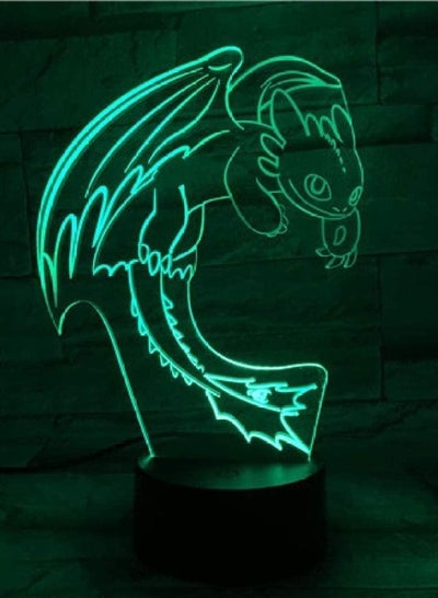 ثلاثية الأبعاد الوهم مصباح Led ضوء الليل كيفية تدريب التنين الخاص بك اللمس الاستشعار Usb ث الطفل الاطفال هدية الغضب الجدول مصباح لمبة مكتب الديكور