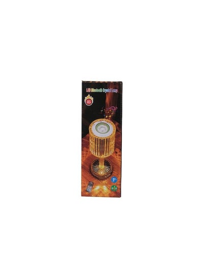 LED Bluetooth Speaker Crystal Lamp with Remote, Clear