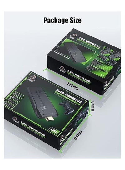 وحدة تحكم ألعاب M8 باللون الأسود U Bao 2.4g وحدة تحكم ألعاب تلفزيون PS1 لاسلكية U8 HDMI HD 4K