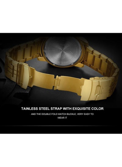 NAVIFORCE NF9175 Golden Stainless Steel Chronograph Watch For Men