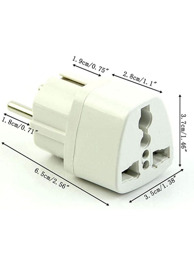 Power Adapter Converter Useful Socket Plug Europe Universal Power Adapter UK US AU to EU Travel Converter