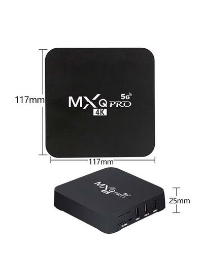 Android TV Box 11.1 (1GB+8GB) وحدة المعالجة المركزية 64 بت رباعية النواة (أسود)