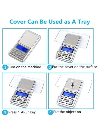 Digital Pocket Scales Gram Food Scale Kitchen Portable Scale Mini Cooking Lab Scale