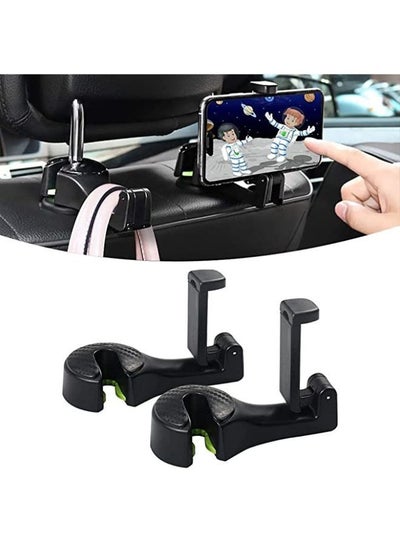 2 Pieces Car Back Seat Headrest Hooks