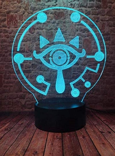 Action & Toy Figures  Flash Zelda Figure Modeling 3D Illusion LED Lamp Colorful Desk Sleeping Nightlight Japan Manga Cartoon action & toy figure