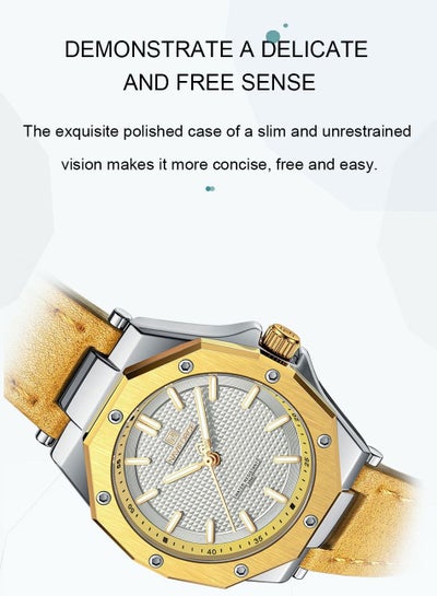 NAVIFORCE NF5026 كوارتز سوار جلدي فاخر نساء بسيط سيدة ساعة مقاوم للماء نساء ساعات أنثى ساعة Reloj Mujer