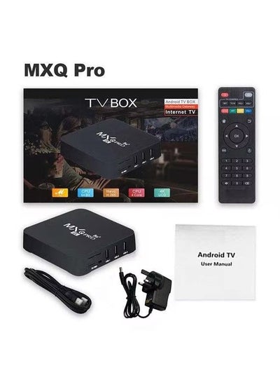 Android TV Box 11.1 (1GB+8GB) وحدة المعالجة المركزية 64 بت رباعية النواة (أسود)