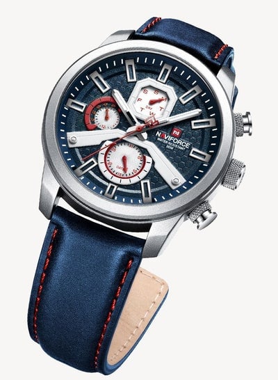 NAVIFORCE NF9211L Men Watches Leather Band Calendar Quartz Watch Military Waterproof Sport Leisure Watch Men Gift Reloj Hombre