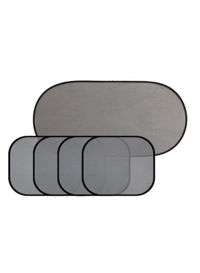 5 Pieces Car Side Rear Window Sun Shades