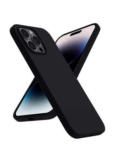 iPhone 14 Pro Silicon Magsafe case MagSafe Silicone Black Case Support Wireless Charging Premium Quality Silicone Cover for iPhone 14 Pro