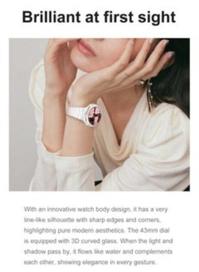Vikusha Vogue2 Smart Watch 1.32" Fitness Tracker Health Monitor Find Phone Bluetooth IP68 Waterproof