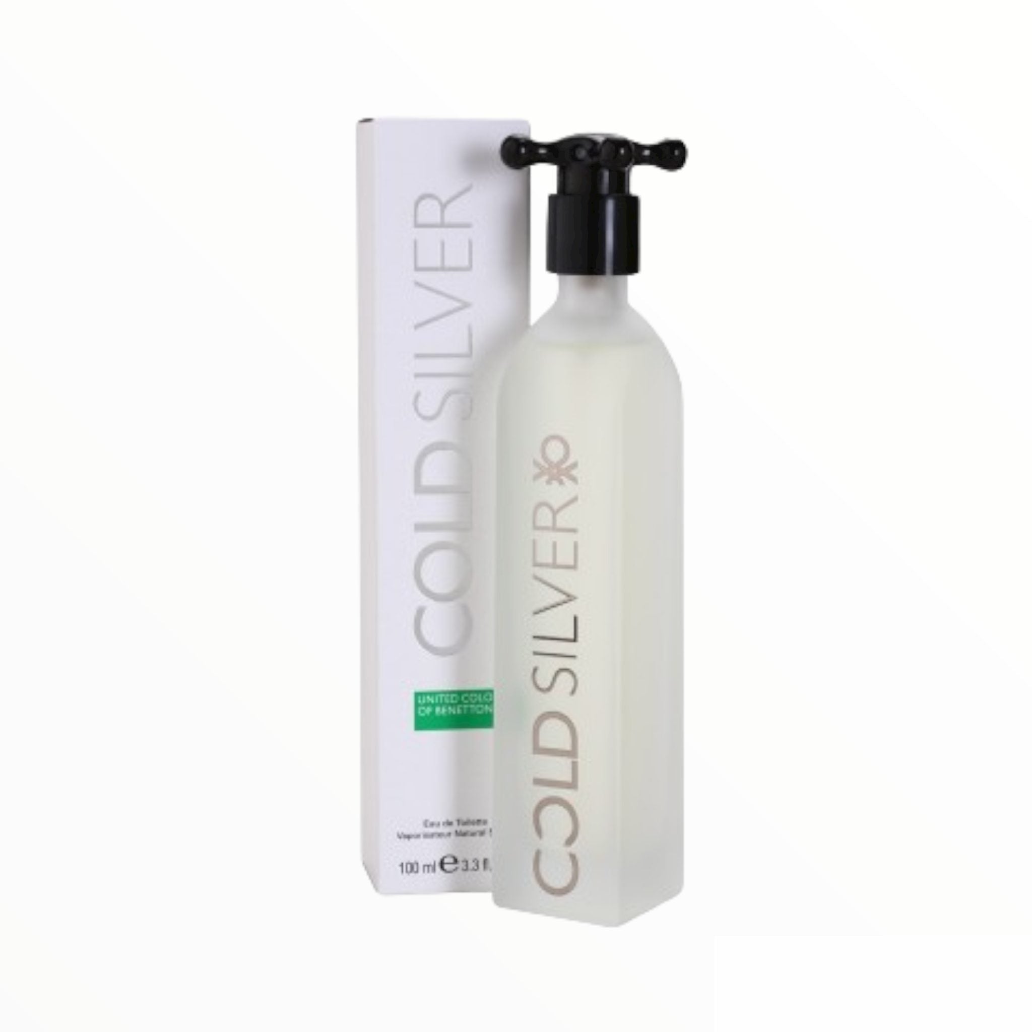 Benetton Cold Silver Eau De Toilette For Him 100Ml
