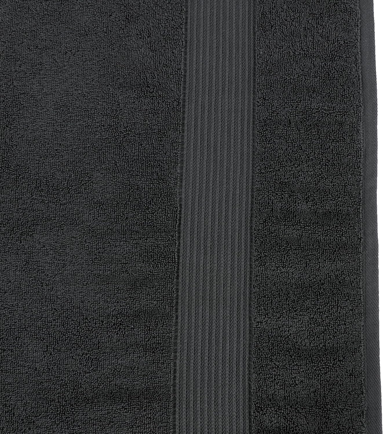 Jumbo Bath Sheets Extra Large (90 x 180 cm, 2 Pack) 100% Cotton Super Soft Hotel Quality Towel Bath Sheet - 600 GSM Ring Spun, Ultra Soft, Absorbent Beach Towel Bathroom Bath Towels Set (Grey)