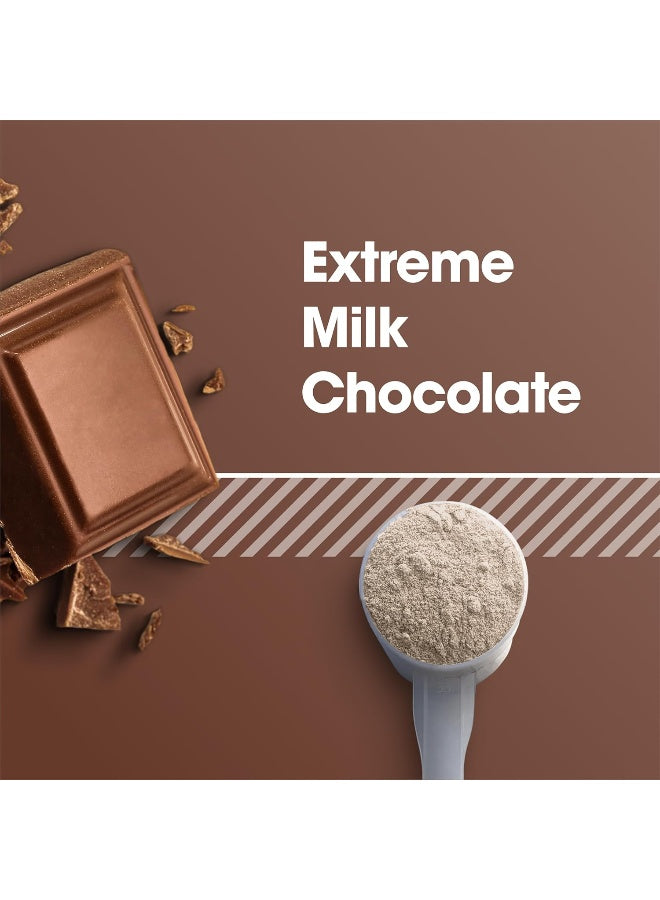 Optimum Nutrition (ON) Gold Standard 100% Whey Protein Powder Primary Source Isolate, 24 Grams of Protein for Muscle Support and Recovery - Extreme Milk Chocolate, 5 Lbs, 71 Servings (2.27 KG)